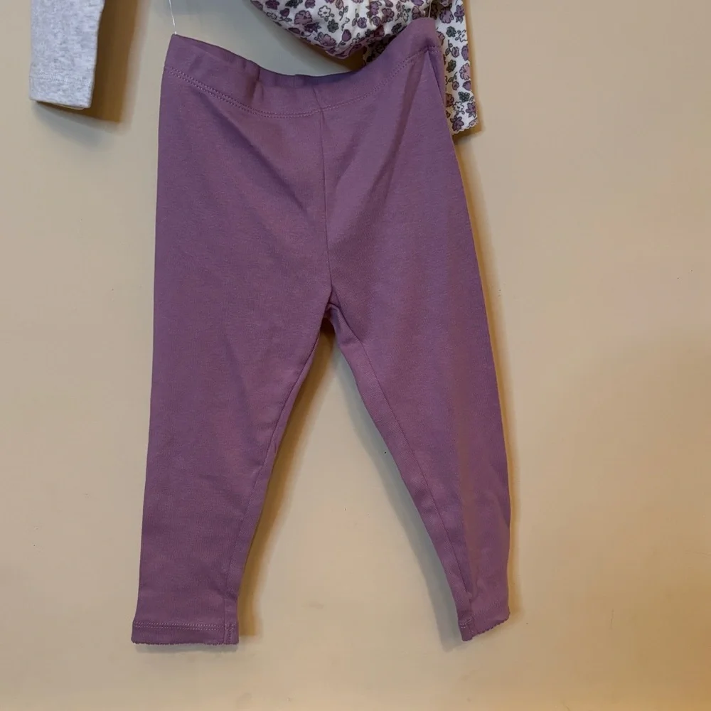 NWT Carter's Baby 4-piece Layette Set in Purple (Ditsy) Size 18M /‎ 12M